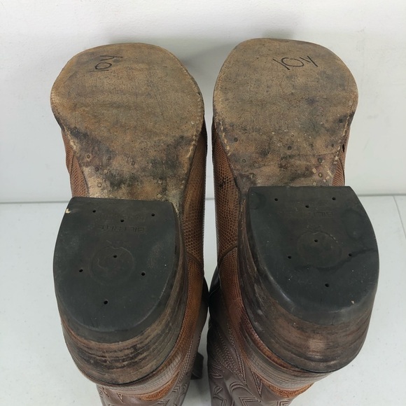 Jose Sanchez Lizard Leather Cowboy Western Boots main image 5